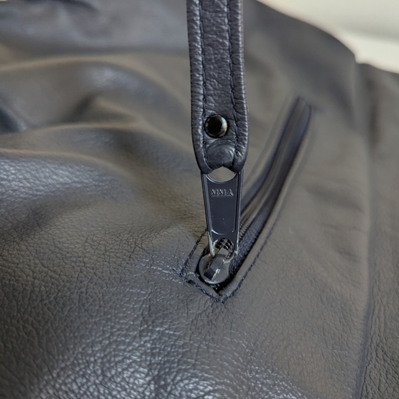 ACE Leather Goods Made in USA Hobo/Crossbody – Navy Leather Western - Picture 10 of 16